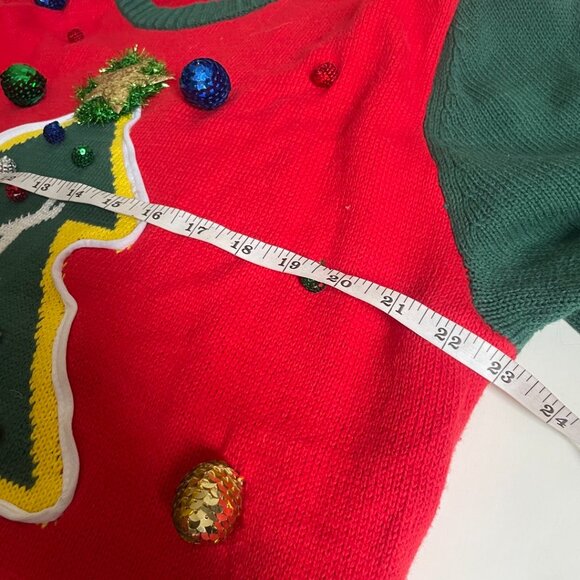 “Get Lit” Ugly Christmas Sweater - MED - Picture 9 of 10